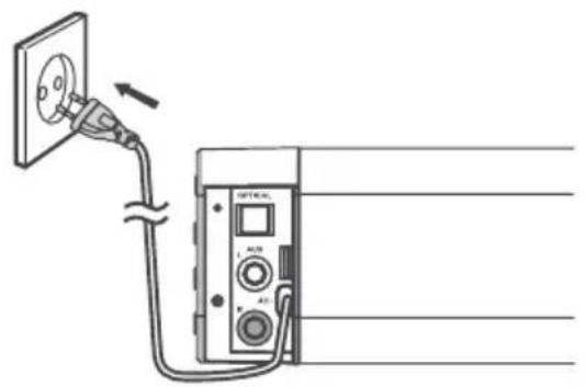 AKAI TB34247 - Connexion à l'alimentation - 1