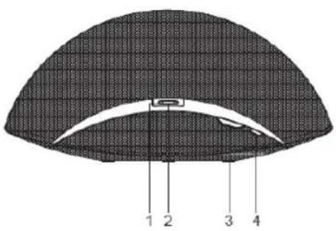 AKAI ABT52 - ANSICHT DER BEDIENUNGSELEMENTE - 1