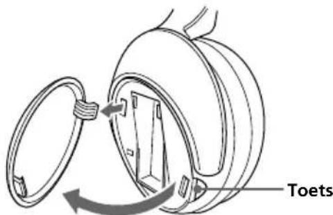 SONY MDRRF820RK - Bijgeleverde oplaadbare batterijen opladen - 1