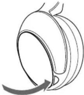 SONY MDRRF820RK - Feche a tampa do compartmento das pilhas. - 1