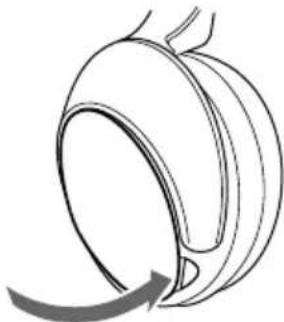 SONY MDRRF820RK - Schlieben Sie den Akkufachdeckel. - 1