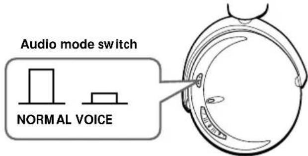 SONY MDRIF630RK - Audio mode switch - 1