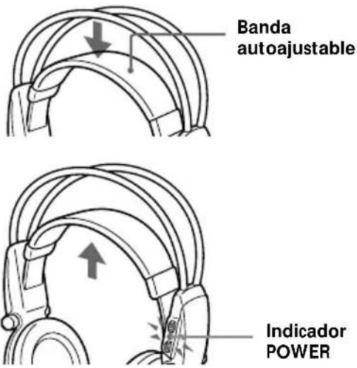 SONY MDRDS5100 - Para comprobar la energía restante en las pilas - 1