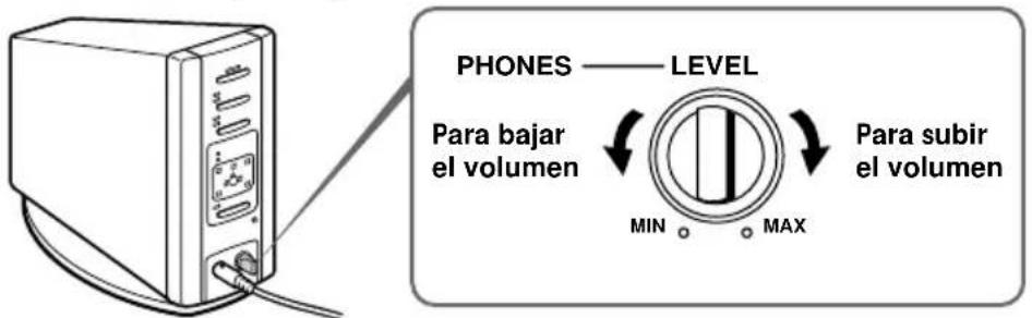 SONY MDRDS5100 - Para ajustar el volumen de auriculares (vendidos por separado) conectados a la toma PHONES - 1