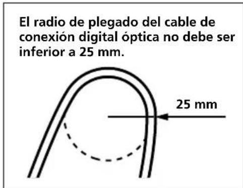 SONY MDRDS8000 - Notas sobre el cable de connexion digital optica - 1