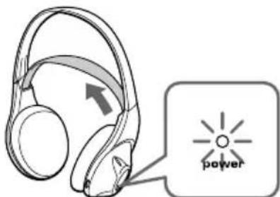 SONY MDRRF845RK - Função de activação/desactivação automática da alimentação - 1