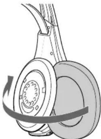 SONY MDRRF845RK - Auswechseln der Ohrpolster - 2