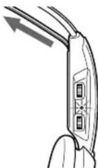 SONY MDRRF430RK - Per controllare la carica rimanente dellepile delle cuffie - 1