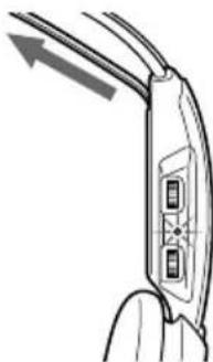 SONY MDRRF430RK - Comprobación de la energia restante de las baterías/pilas de los auriculares - 1