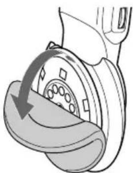 SONY MDRRF430RK - Vervangen van de oorkussens - 1