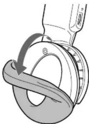 SONY MDRRF450RK - Replacing the ear pads - 1