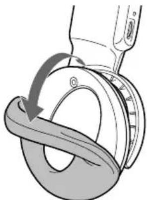 SONY MDRRF450RK - Substituição das almofadas auriculares - 1