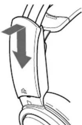 SONY MDRRF450RK - Vorbereiten des Kopfhörers - 3