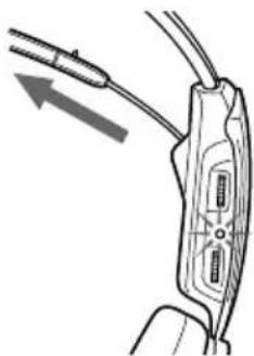 SONY MDRRF450RK - Comprobación de la energia restante de las baterías/pilas de los auriculares - 1