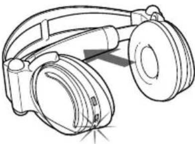 SONY MDRIF420RK - Comprobación de la energia restante de la bateria de los auriculares - 1