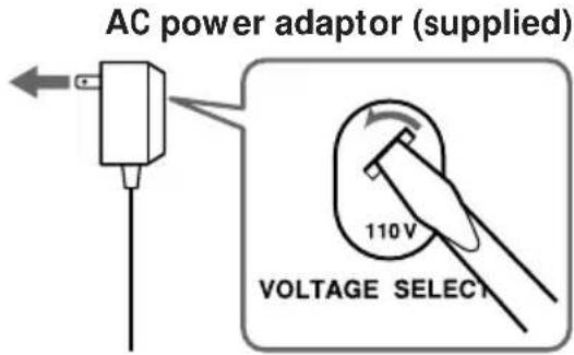 SONY MDRIF420RK - Setting up the transmitter - 4