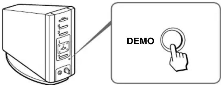 SONY MDRDS5000 - Réglage du mode de démonstration DEMO - 1