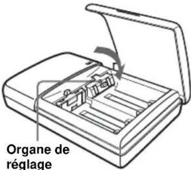 SONY MDRDS5000 - Mise en place du couvercle de batterie enlevé - 2
