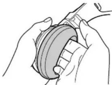 SONY MDRDS1000 - Sustitución de las almohadillas de los auriculares - 2