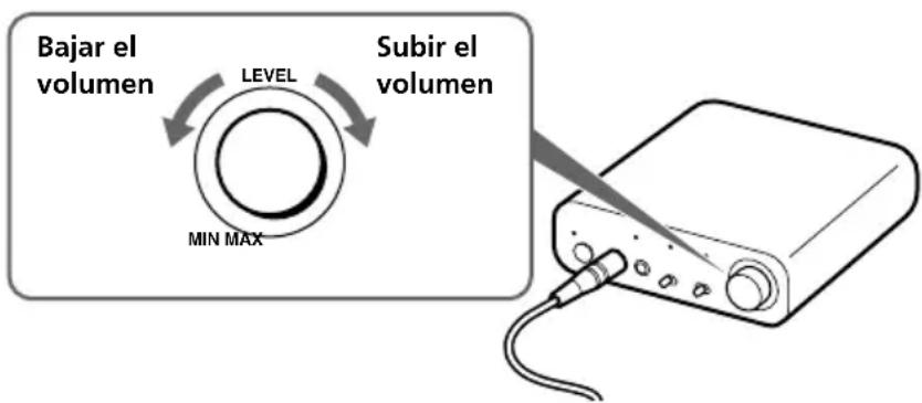 SONY MDRDS1000 - Ajuste del volumen. - 1
