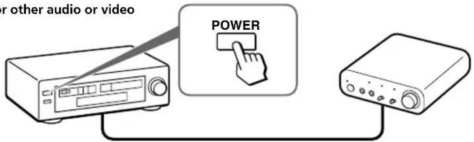 SONY MDRDS1000 - Listening to a Connected Component - 1