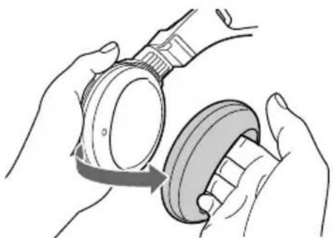 SONY MDRDS1000 - Sustitución de las almohadillas de los auriculares - 1