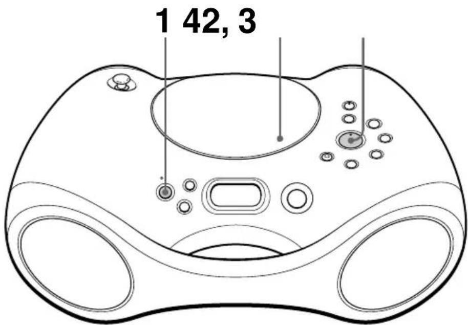 SONY ZSX3CP - Lecture d'un CD audio ou de fichiers MP3 - 1