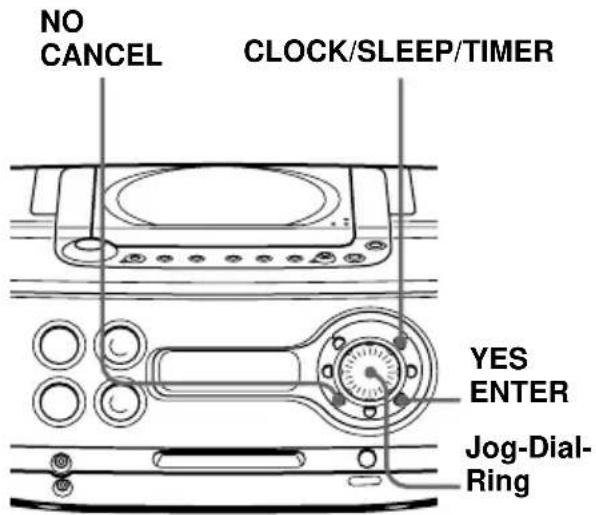 SONY ZSM30 - Einstellen der Uhr - 1