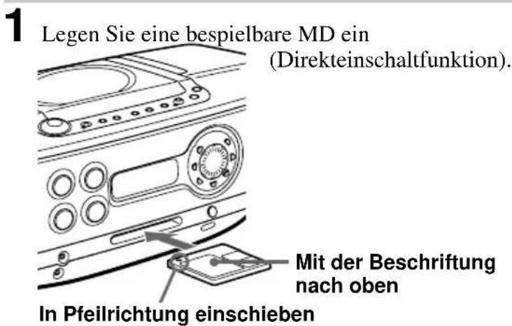 SONY ZSM30 - Aufnehmen einer ganzen CD (Synchronaufnahme) - 2