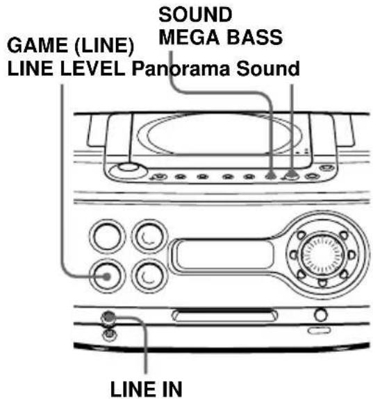 SONY ZSM30 - Anschließen einer Spielekonsole oder anderer zusätzlicher Komponenten - 1