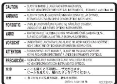 PANASONIC RXD50 - WARNING: - 5