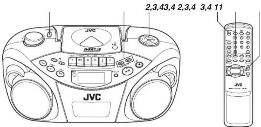 JVC RCEX30E - Remarques: - 1