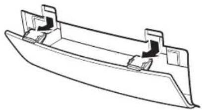 JVC RCEX30E - Offnen Sie den Batteriefachdeckel. - 1