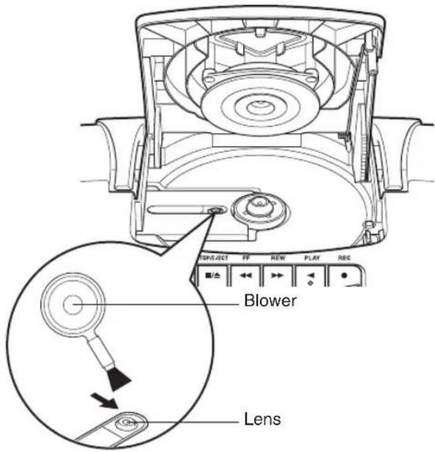 JVC RCEX30E - Open the disc door and clean the lens. - 1