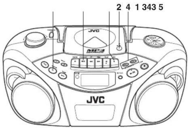 JVC RCEX30E - Enregistrement synchronisé avec la lecture d'un CD - 1