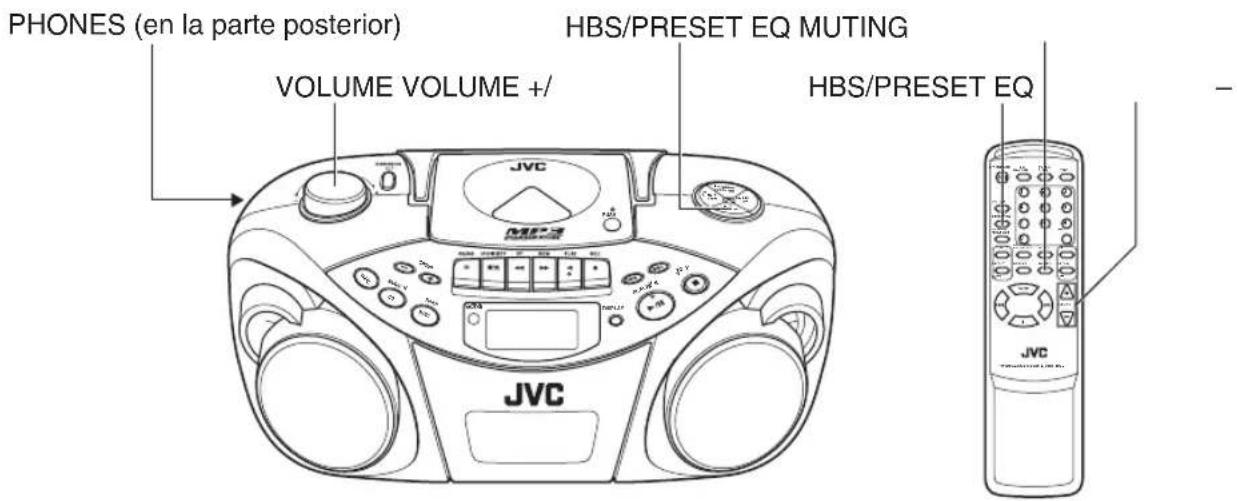 JVC RCEX30E - AJUSTE DEL SONIDO - 1