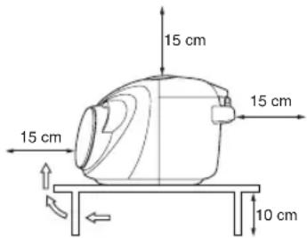 JVC RCEX30E - Attenzione: Per una corretta ventilazione - 1