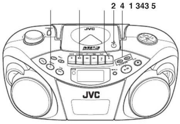 JVC RCEX30E - Registrazione sincronizzata con la riproduzione di CD - 1