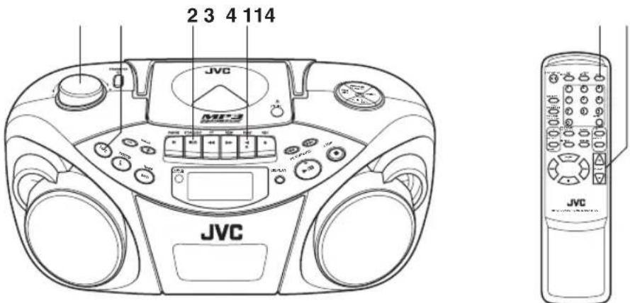 JVC RCEX30E - Basisbediening - 1