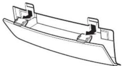 JVC RCEX30E - Ouvrez le couvercle à piles. - 1