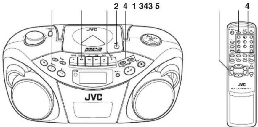 JVC RCEX30E - Mit CD-Wiedergabe synchronisierte Aufnahme - 1