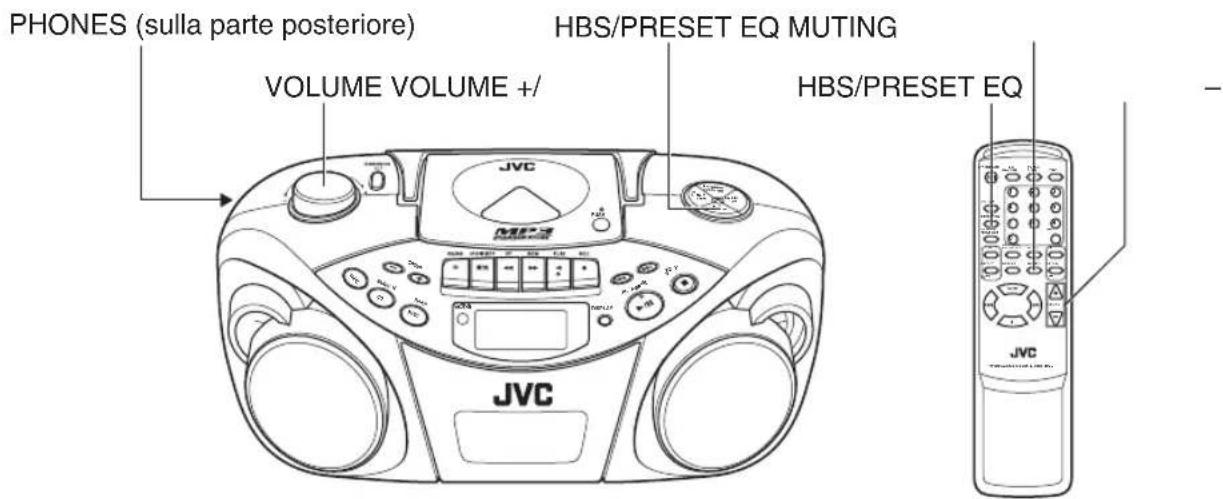 JVC RCEX30E - REGOLAZIONE DEL SUONO - 1