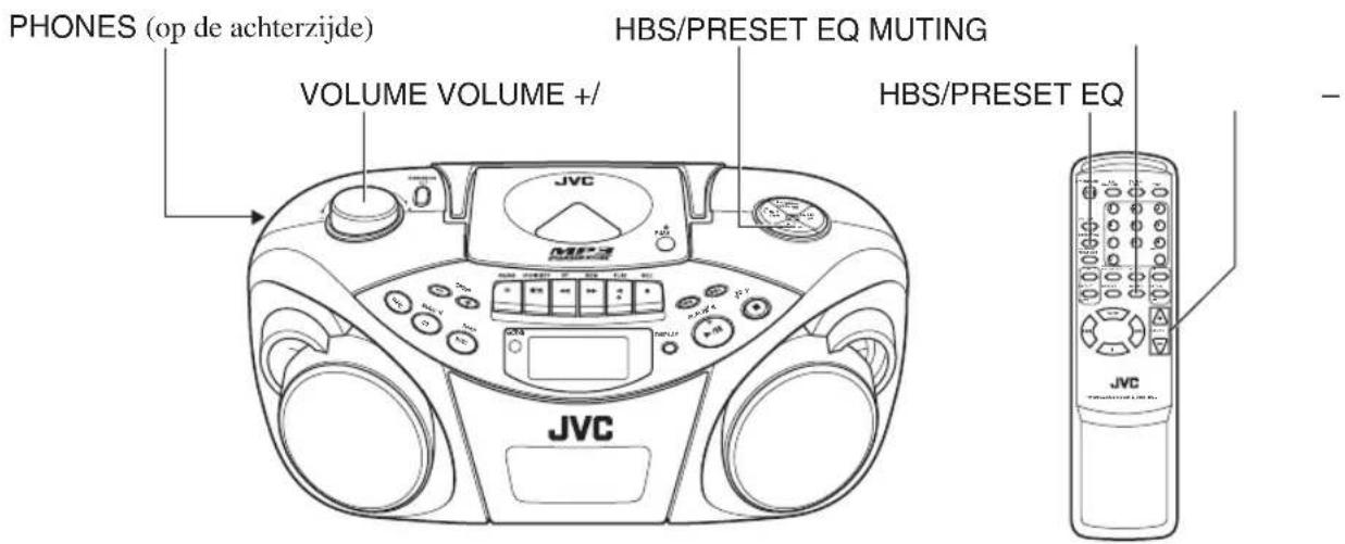 JVC RCEX30E - DE GELUIDSWEERGAVE REGELEN - 1
