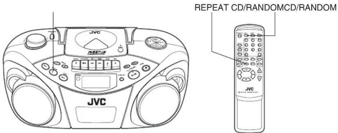 JVC RCEX30E - Lecture repétée/aleatoire - 1