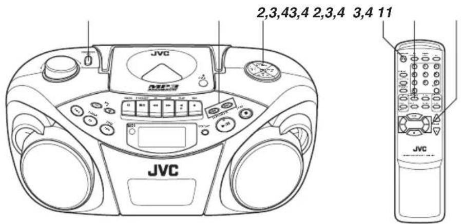 JVC RCEX30E - Opmerkingen: - 1