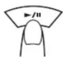 JVC RCEX30E - Drucken Sie PLAY/PAUSE  /II während der Wiedergabe. - 2