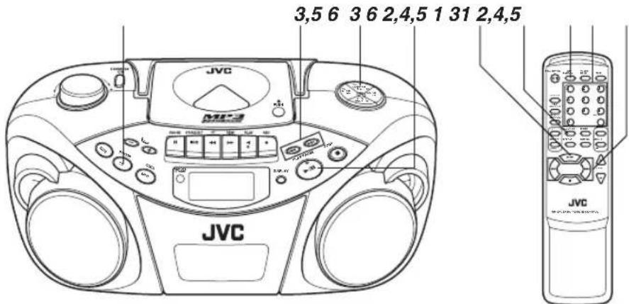 JVC RCEX30E - Programmierte Wiedergabe - 1
