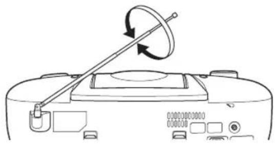 JVC RCEX30E - Gebrauch der Antennen - 1