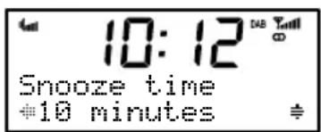 PURE Chronos CD Series 2 - AEndring af alarmens 'snoopze-tid' - 1