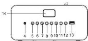 MUSE M21 RD - GB PORTABLE RADIO CD PLAYER - 3